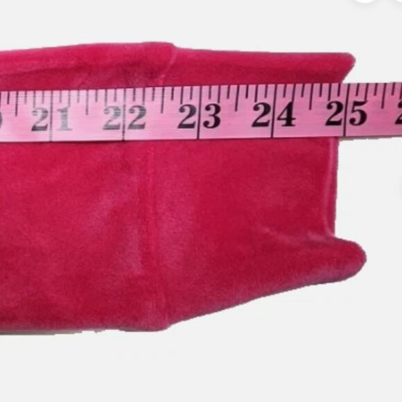 Juicy Couture Women’s M Pink Velour Zip Hoodie Rhinestone Logo Tracksuit Jacket - Picture 7 of 9